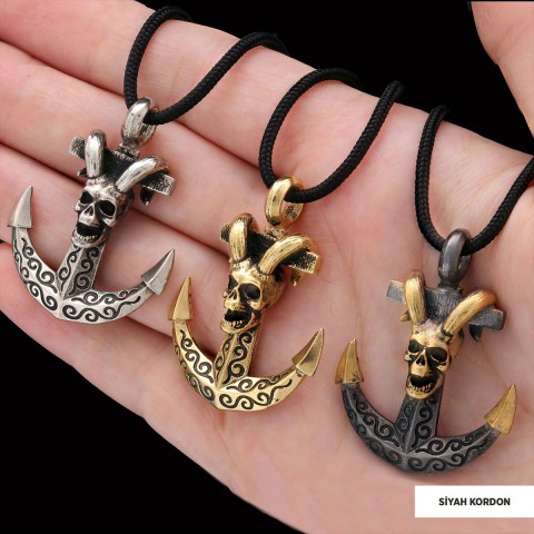 Çapa Kolye Erkek Gümüş 925 Ayar Çapa Kolye Erkek Gümüş 925 Ayar