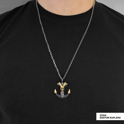 Çapa Kolye Erkek Gümüş 925 Ayar Çapa Kolye Erkek Gümüş 925 Ayar
