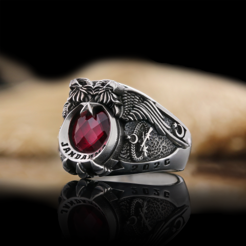 Çift Başlı Kartal Jandarma Uzman Komando Yüzüğü 2026