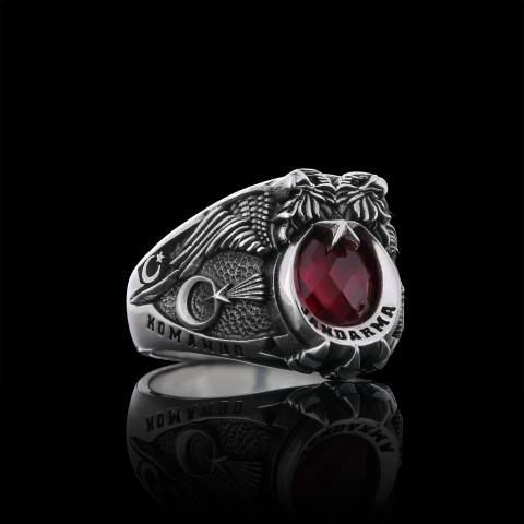 Çift Başlı Kartal Jandarma Uzman Komando Yüzüğü 2026