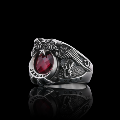 Çift Başlı Kartal Jandarma Uzman Komando Yüzüğü 2026