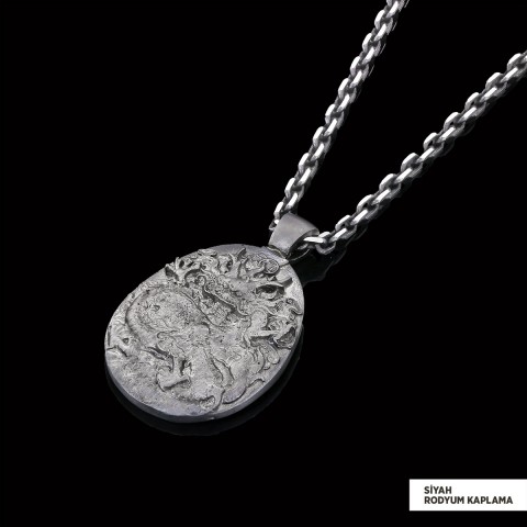 Ejderha Kolye Rhodium-Zincir