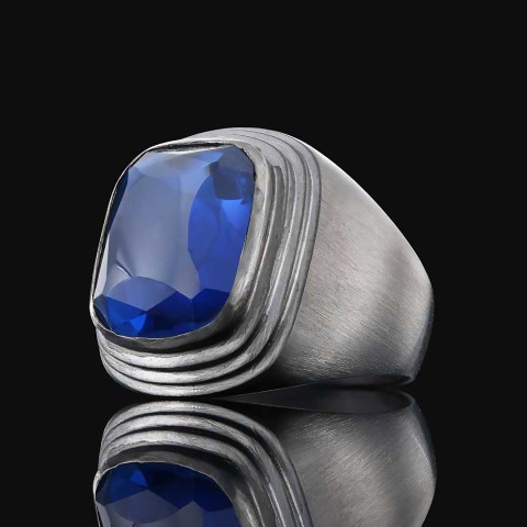 Gümüş Safir Taşlı Yüzük, Safir Taşlı Yüzük, Her Tarza Uyan Safir Taşlı Yüzük Modelleri