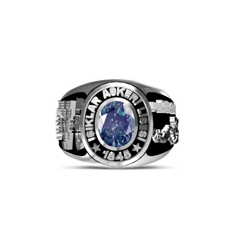 Işıklar Askeri Lisesi Yüzüğü 1990 Mezunu - 132. Dönem - 4000 Devresi