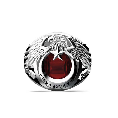 Kara Harp Okulu Yüzüğü 2013, Harbiye Anı Yüzüğü, Harp Okulu 2012 Yüzük, Ay Yıldız Kartal Kanatlı KHO Yüzük
